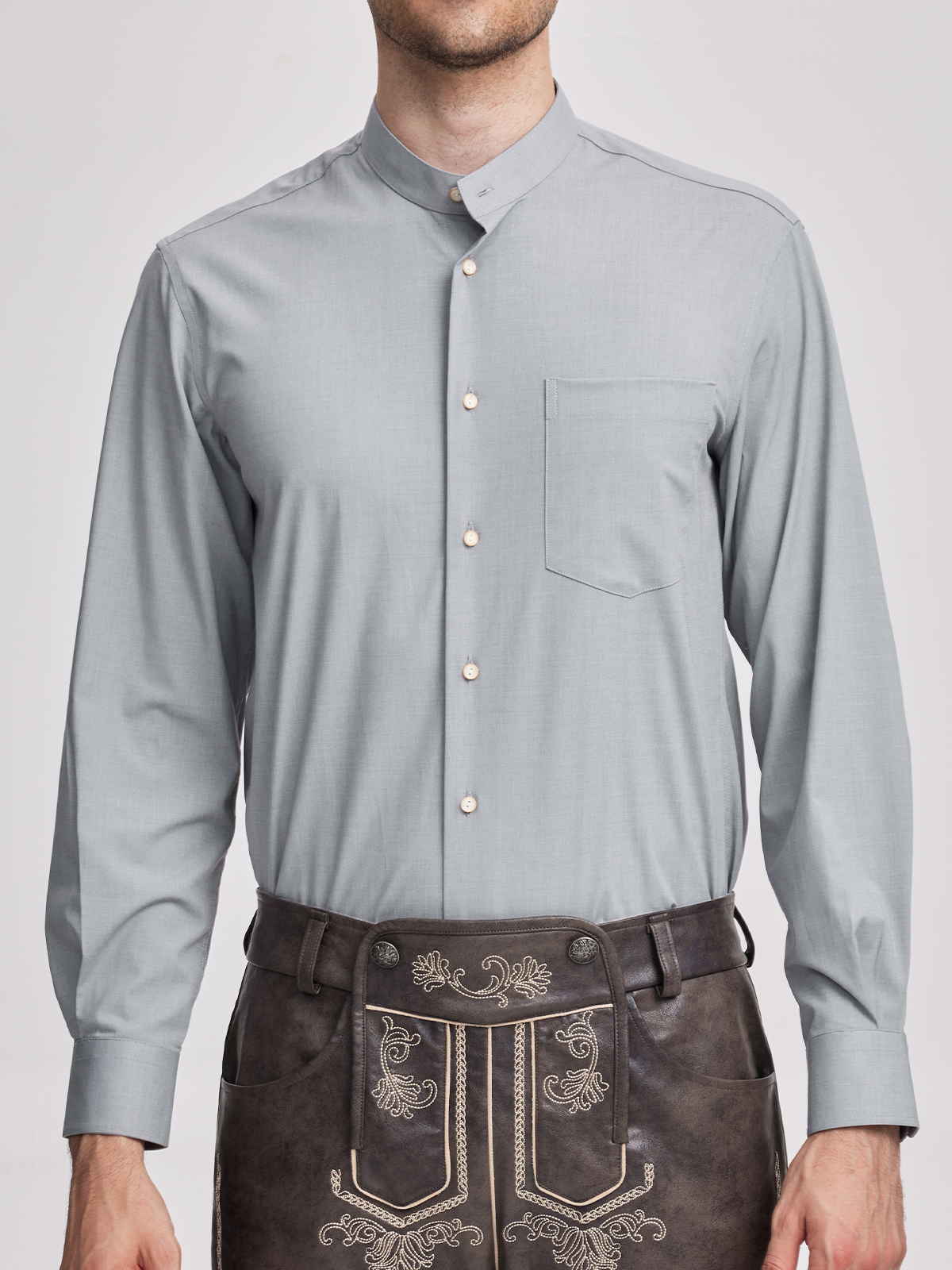 Dirndlstoff Braun in verschiedenen Designs