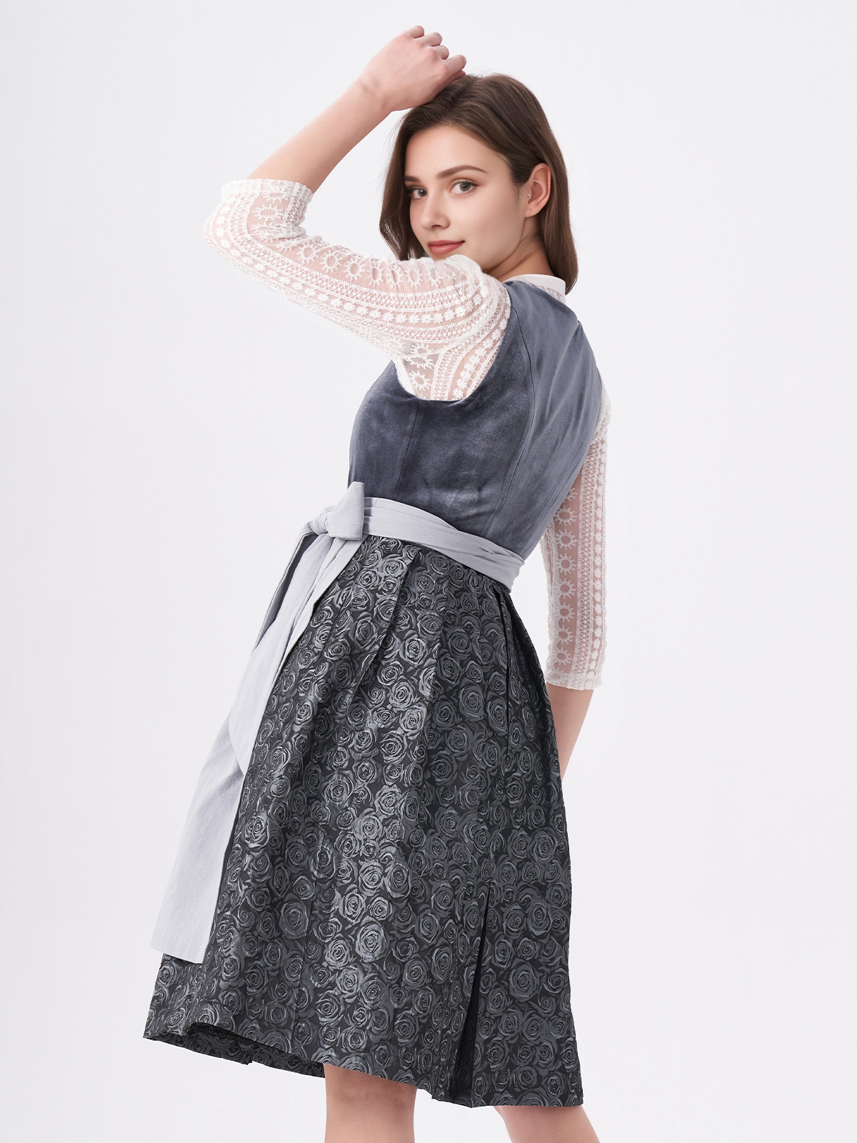 Modernes Dirndl in Blau