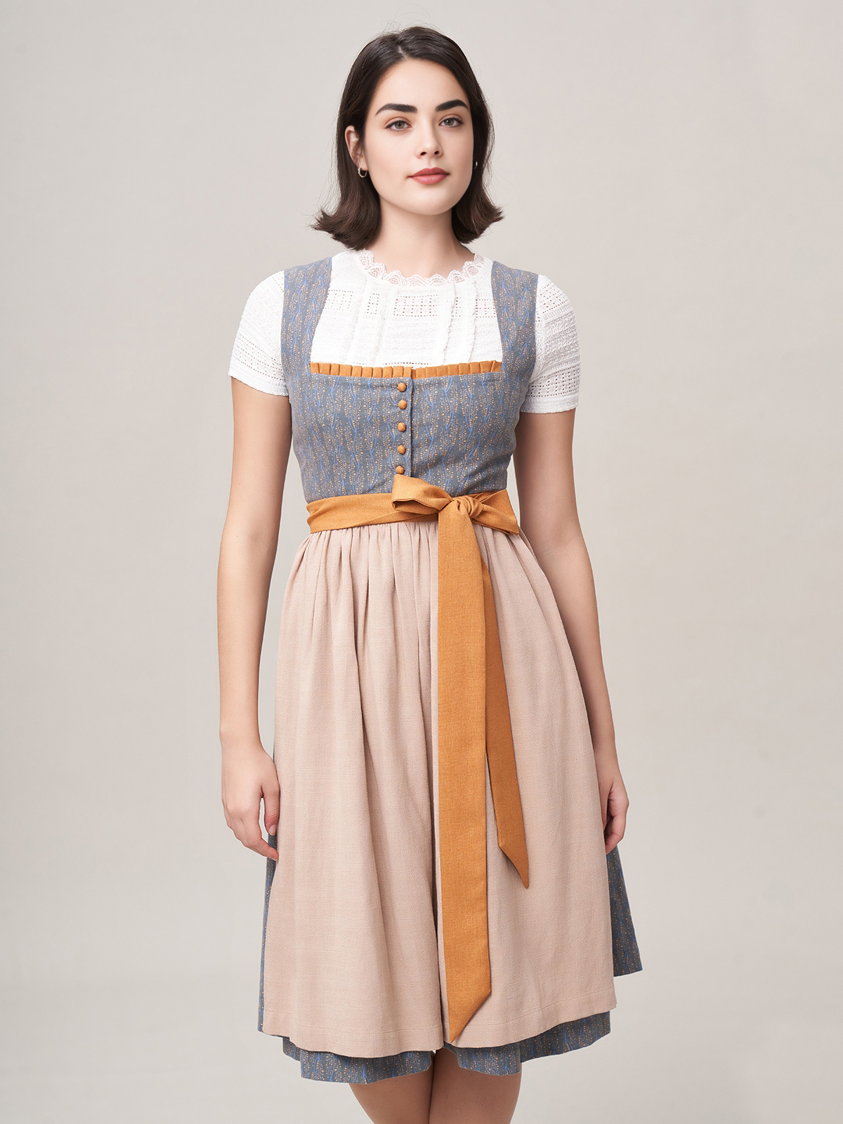 Dirndl in Blau – zeitlos und elegant
